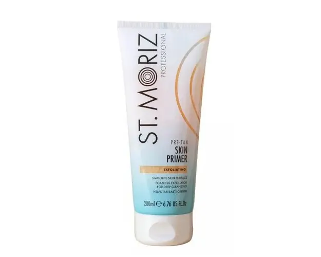 Gel de Dus Exfoliant - St Moriz Professional Pre-Tan Skin Primer Exfoliating, 200 ml