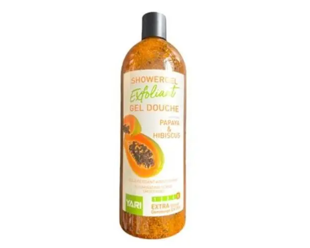 Gel de dus exfoliant Yari, 1000 ml