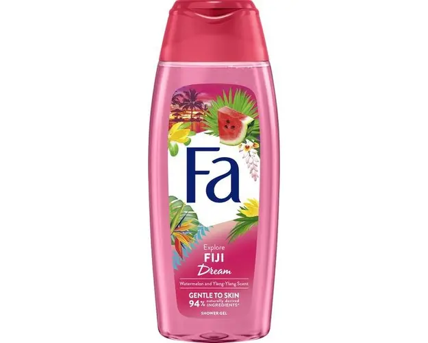 Gel de Dus cu Parfum de Pepene Verde si Ylang-Ylang - Fa Fiji Dream, 400 ml