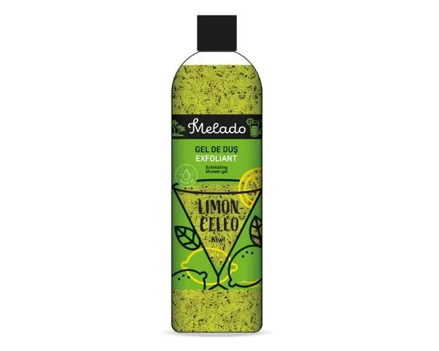 Gel de dus Melado exfoliant cu extract de kiwi, 500ml