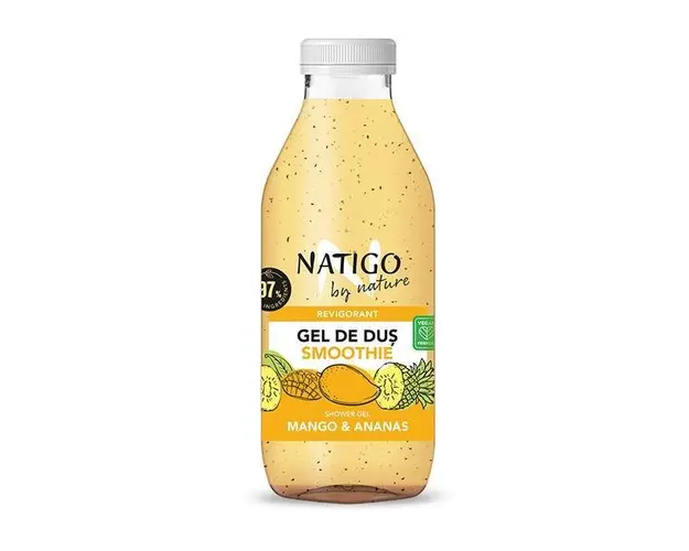 Gel de dus Natigo By Nature Smoothie - Mango si Ananas 97% ingrediente naturale, 400ml