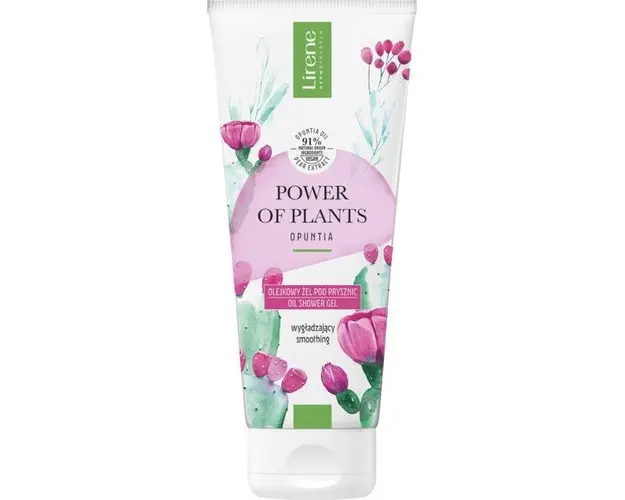 Gel de dus netezitor cu extract de opuntia Lirene Power of Plants, 200ml
