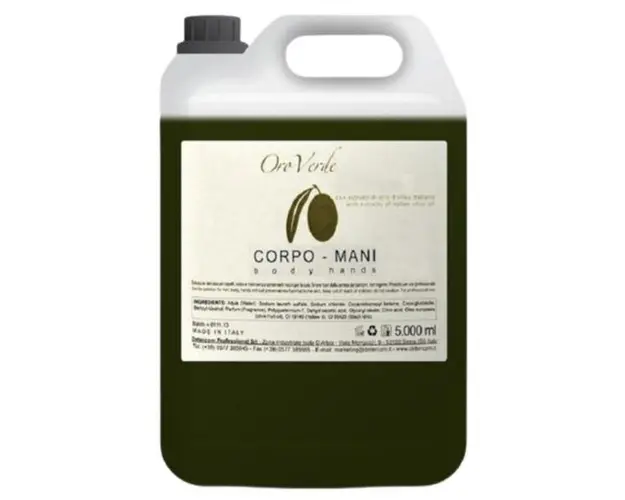 Gel de Dus Oroverde cu Ulei de Masline, 5000 ml