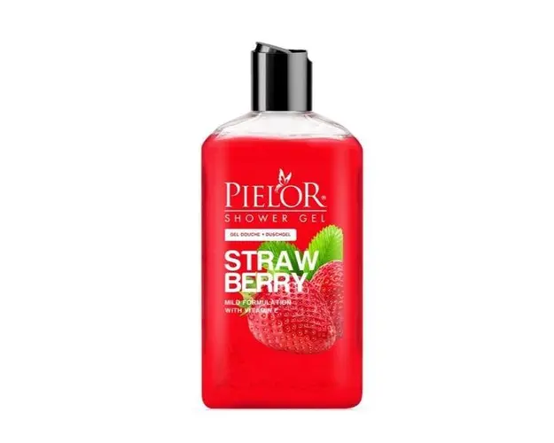 Gel de dus Pielor Strawberry, 500 ml