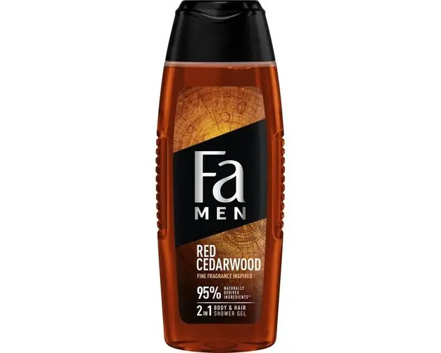 Gel de Dus pentru Par si Corp pentru Barbati - Fa Men Red Cedarwood, 400 ml