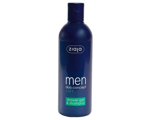 Gel de Dus si Sampon 2 in 1 - Ziaja Men Duo Concept Shower Gel and Shampoo, 300 ml