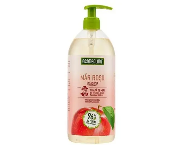 Gel de dus Tonifiant cu apa si extract de mere, 1000 ml