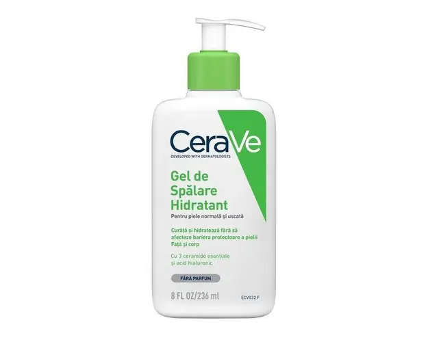 Gel de spalare hidratant pentru piele normala si uscata, CeraVe, 236 ml
