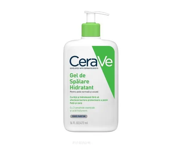 Gel de spalare hidratant pentru piele normala si uscata, CeraVe, 473 ml