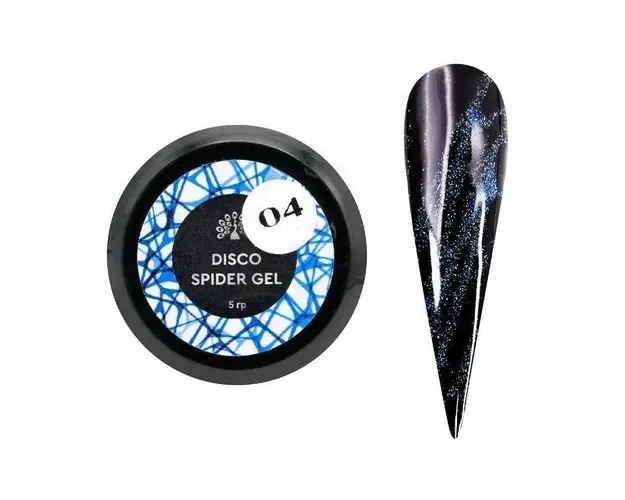 Gel Disco Spider, Global Fashion, 5 gr, Albastru 04