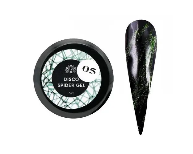 Gel Disco Spider, Global Fashion, 5g, Verde 05