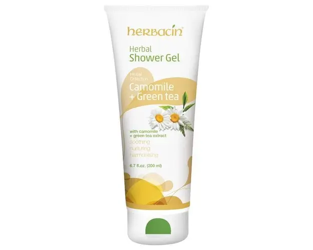 Gel dus Musetel & Ceai verde, Herbacin, 200 ml