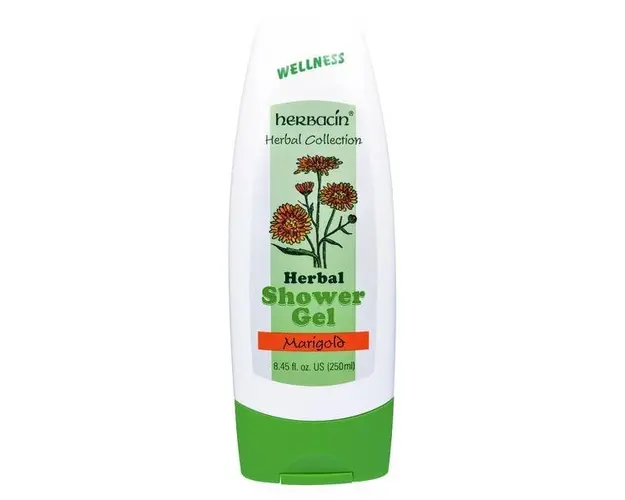Gel dus si sampon, cu galbenele, Herbacin, 250 ml