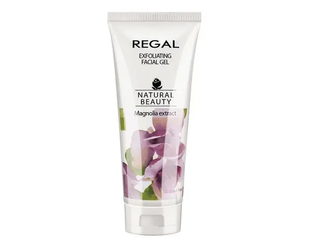 Gel Exfoliant cu Extract de Magnolie pentru Toate Tipurile de Ten Regal Natural Beauty Rossa Impex, 100 ml