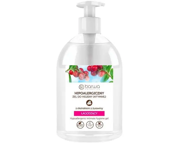 Gel hipoalergenic pentru igiena intima cu merisoare 500 ml