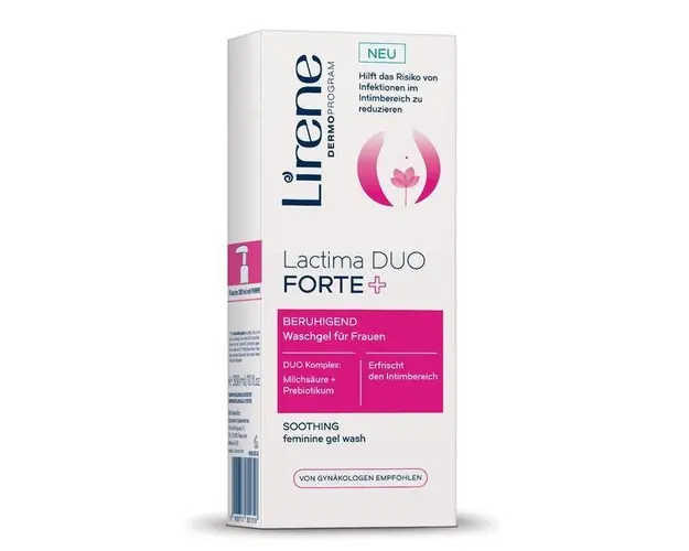 Gel intim LIRENE Lactima Duo Forte+, 300ml