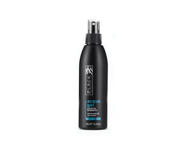 Gel Lichid de Fixare cu Aspect Wet Look Putere 3 - Black Professional Line Acqua Gel Spray Wet Look Liquid Gel, 200ml
