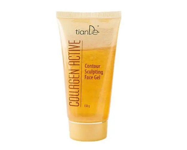 Gel modelator pentru ovalul fetei colagen activ tianDe,150 g