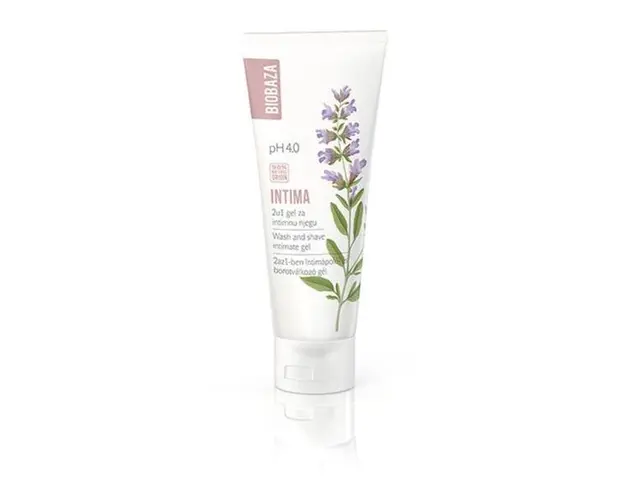 Gel Intim Natura 2in1 pentru Curatarea si Epilarea Zonei Intime, cu pH 4.0 - Biobaza Intima, 100 ml