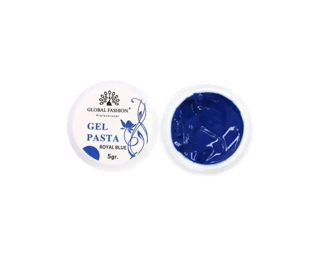 Gel pasta Global albastru regal, 5 ml