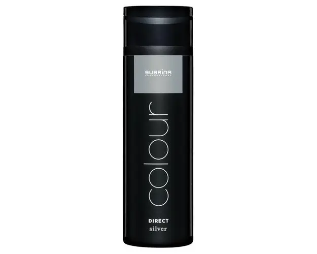 Gel Pigmentat Argintiu pentru Colorarea Parului - Subrina Professional Colour Direct Silver, 200 ml