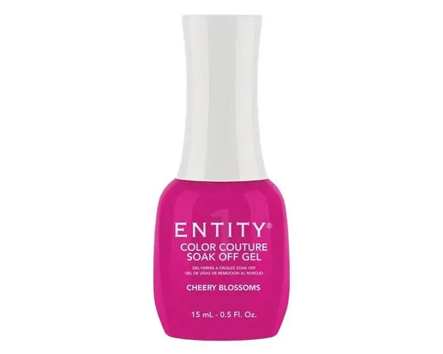 Gel Pigmentat pentru Unghii - Entity Color Couture Soak Off Gel, nuanta &quot;Cherry Blossoms&quot;, 15 ml