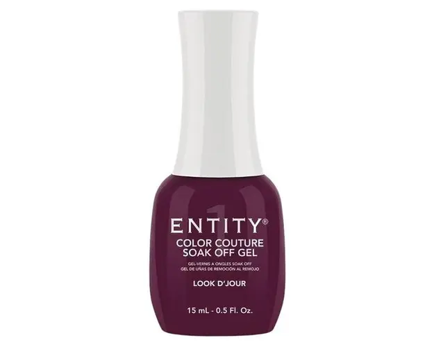Gel Pigmentat pentru Unghii - Entity Color Couture Soak Off Gel, nuanta &quot;Look D&#039;Jour&quot;, 15 ml
