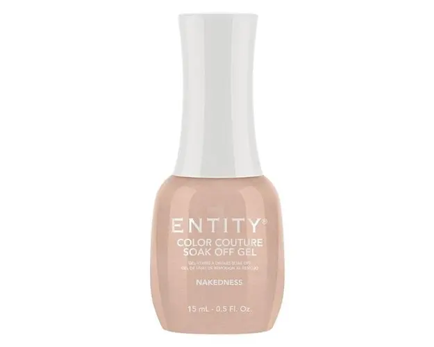 Gel Pigmentat pentru Unghii - Entity Color Couture Soak Off Gel, nuanta &quot;Nakedness&quot;, 15 ml