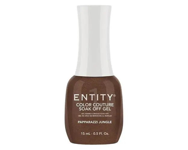 Gel Pigmentat pentru Unghii - Entity Color Couture Soak Off Gel, nuanta &quot;Papparazzi Jungle&quot;, 15 ml