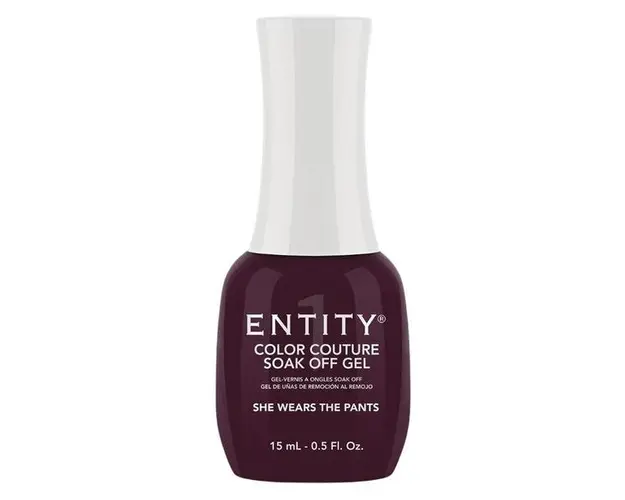 Gel Pigmentat pentru Unghii - Entity Color Couture Soak Off Gel, nuanta &quot;She Wears The Pants&quot;, 15 ml
