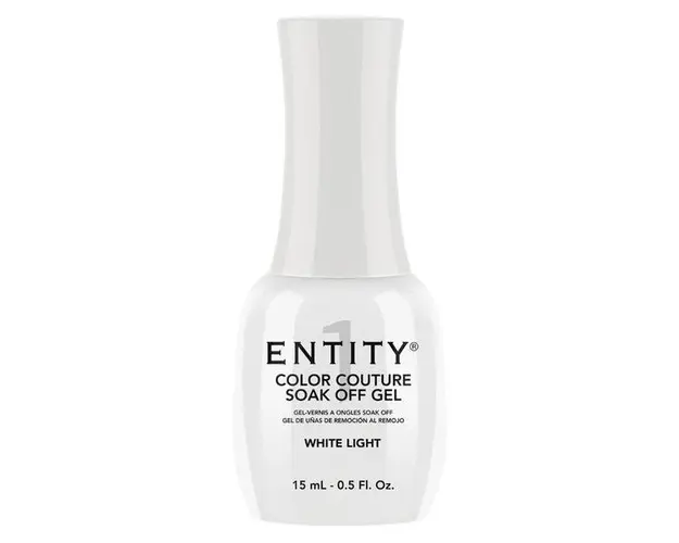 Gel Pigmentat pentru Unghii - Entity Color Couture Soak Off Gel, nuanta &quot;White&quot;, 15 ml
