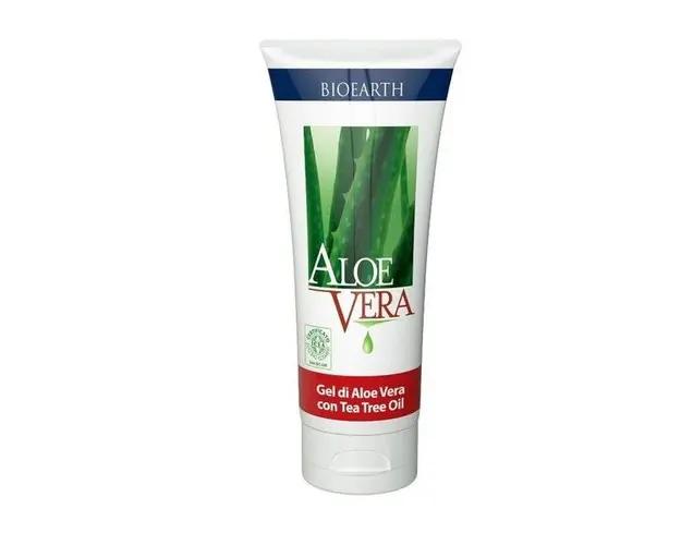 Gel Pur de Aloe Vera cu Ulei de Arbore de Ceai Bioearth, 100 ml