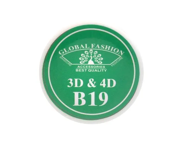 Gel UV 4D plastilina, gel plastart, Global Fashion, B19, 7g, mint