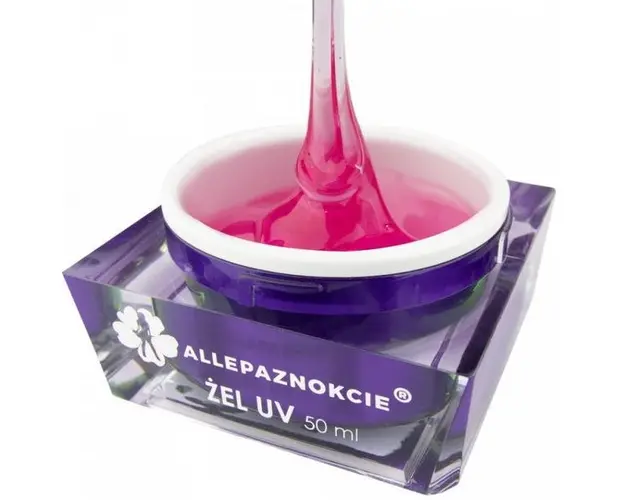 Gel UV Allepaznokcie Jelly Pink Glass, 50 ml 