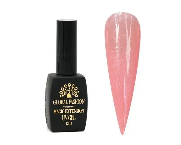 Gel UV pentru constructie, Magic Extension 12 ml, cu glitter, 12