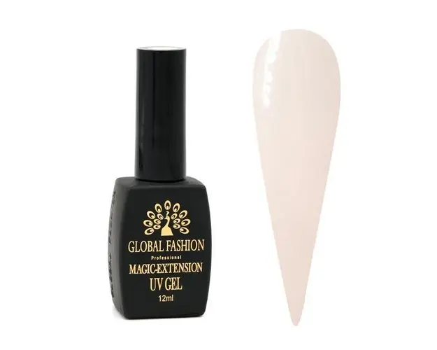 Gel UV pentru constructie, Magic Extension 12 ml, Nude perlat 04
