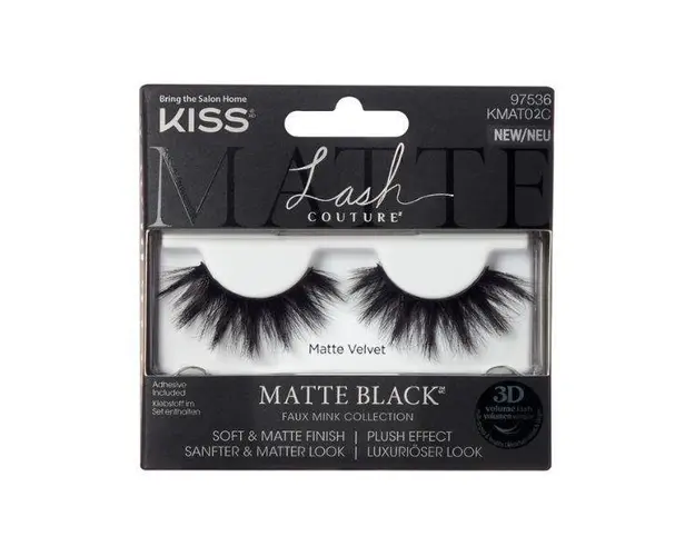 Gene False KissUSA Lash Couture Matte Black Matte Velvet