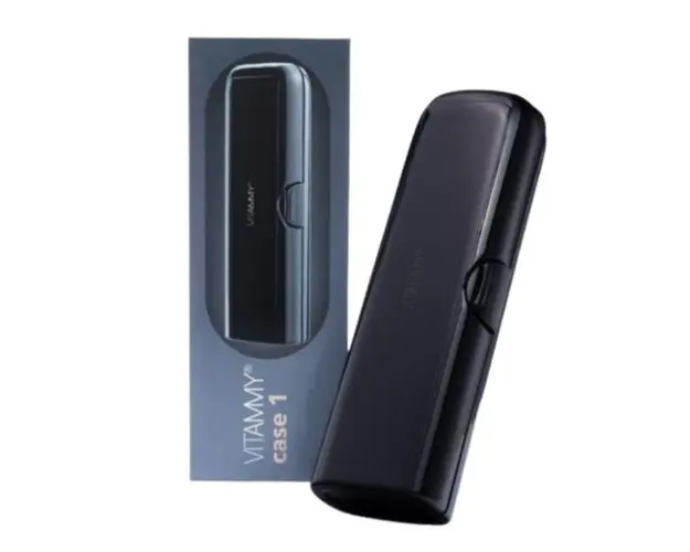 Husa de protectie Vitammy Case 1, dedicata periutelor de dinti electrice Vitammy: Aurum, Pearl+, Platinum, Symphony si Smils, Negru