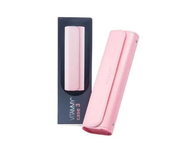 Husa de protectie Vitammy Case 3, din piele ecologica, dedicata periutelor de dinti electrice Vitammy: Aurum, Pearl+, Platinum, Symphony, Smils, Harmony, Splash, Dino, Roz