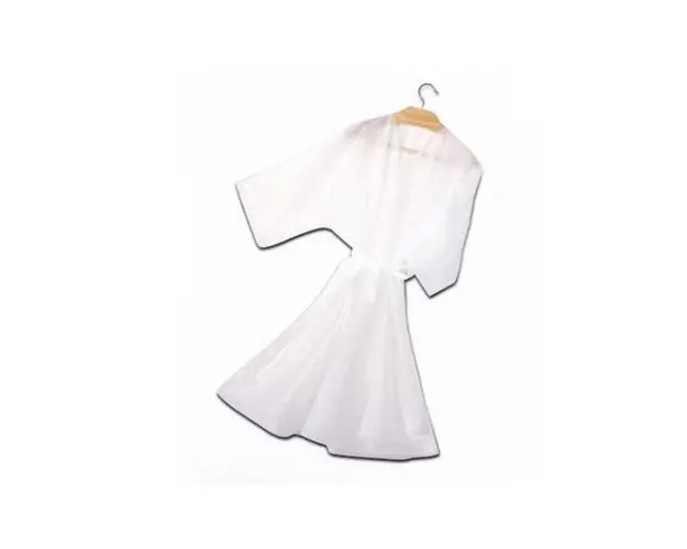 Kimono din TNT - alb - Roial Italia