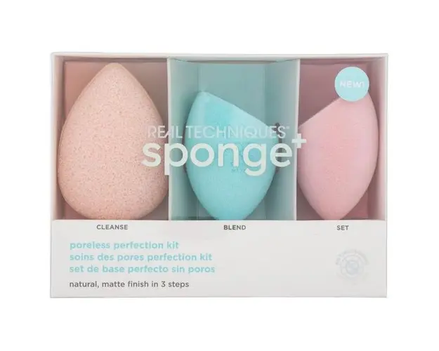 Kit 3 Bureti - Real Techniques Pro Poreles Perfection, 1 pachet