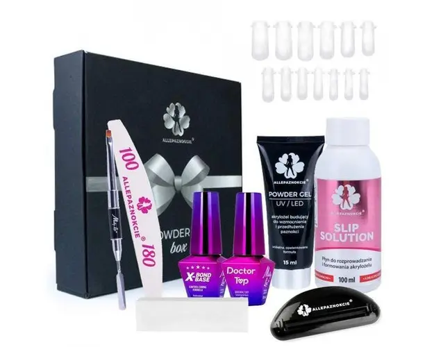 Kit Polygel Powder Gel Box Allepaznokcie
