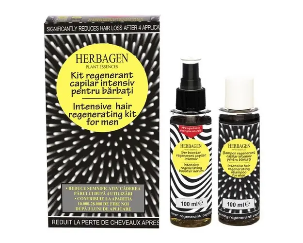 Kit Regenerant Capilar Intensiv pentru Barbati Herbagen