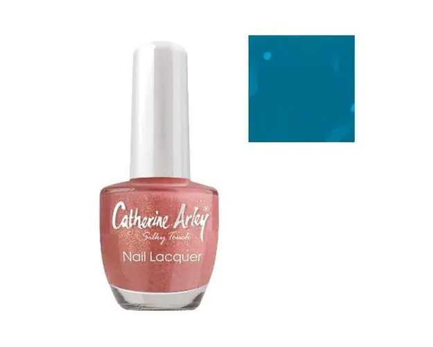Lac de Unghii Alfar Catherine Arley Silky Touch, nuanta 423 Turquoise, 14ml