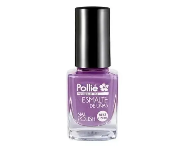 Lac de unghii colorat Liliac Intens Nail Polish Pollie, oja clasica, 12 ml