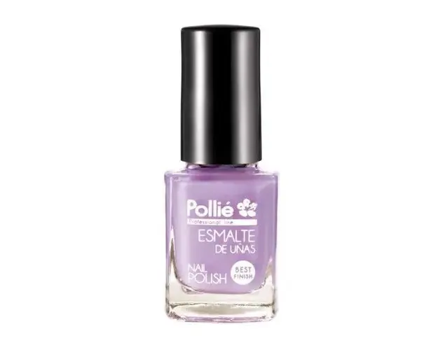 Lac de unghii colorat Liliac Pastel Nail Polish Pollie, oja clasica - 12ml