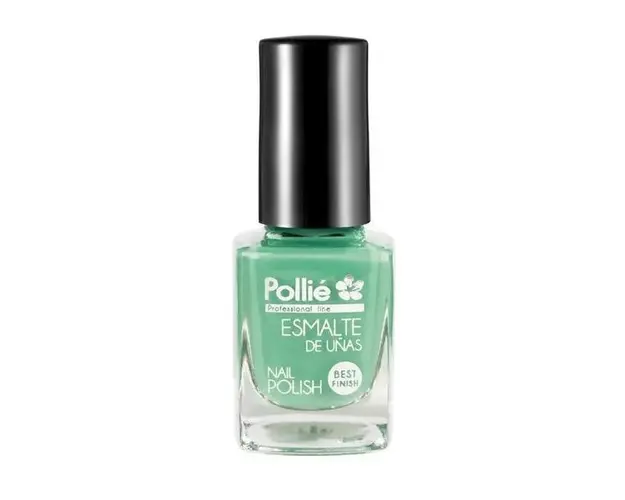 Lac de unghii colorat Verde Smarald Nail Polish Pollie, oja clasica, 12 ml
