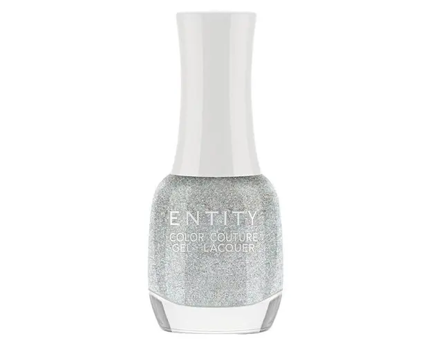 Lac de Unghii cu Efect de Gel - Entity Color Couture Gel - Lacquer, nuanta &quot;Dazzle Me With Diamonds&quot;, 15 ml