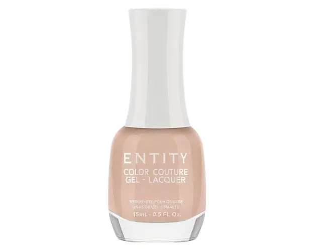 Lac de Unghii cu Efect de Gel - Entity Color Couture Gel - Lacquer, nuanta &quot;Nakedness&quot;, 15 ml