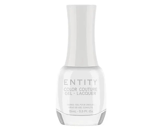 Lac de Unghii cu Efect de Gel - Entity Color Couture Gel - Lacquer, nuanta &quot;White Light&quot;, 15 ml